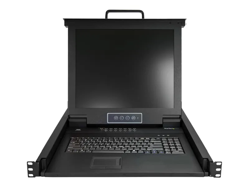 16 Port Rackmount VGA KVM Console with Keyboard