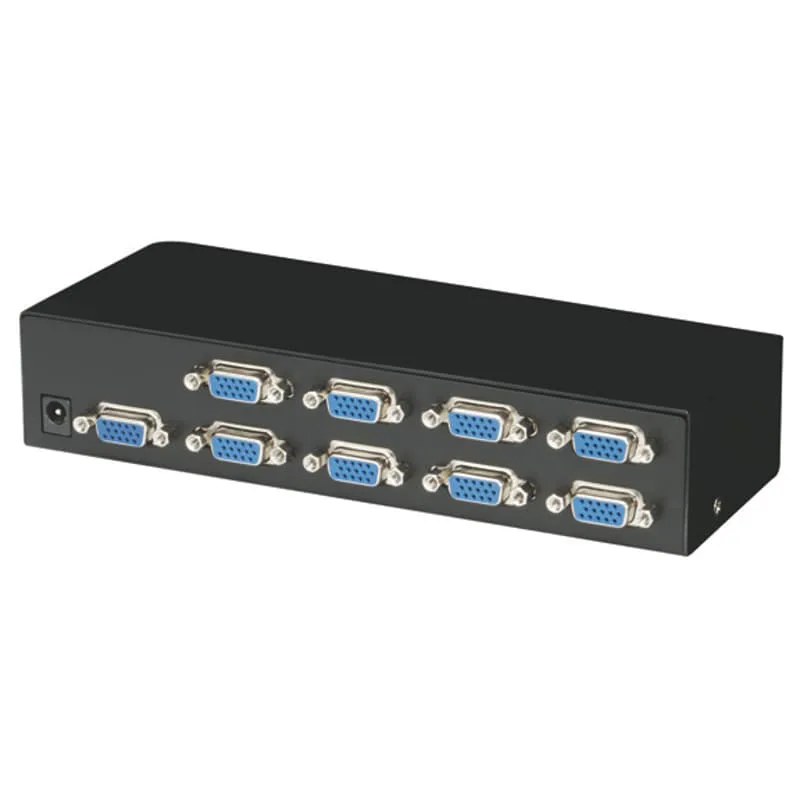 Compact VGA Video Splitter - 8-Port