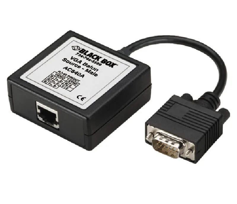 VGA Video Balun (Source) - Male