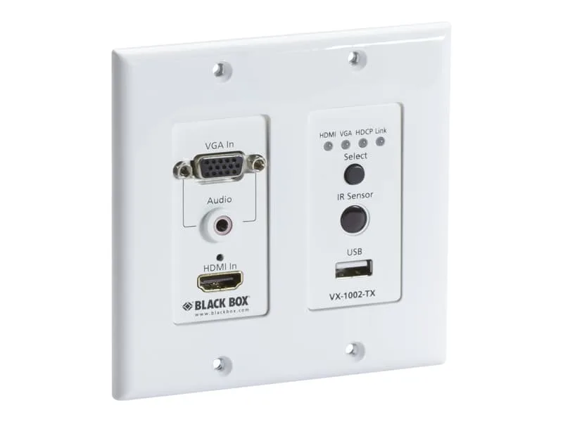 VX1000 Series Extender Wallplate Transmitter
