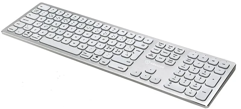 Voxicon Trådlös Slim Metal Tangentbord BT 295B