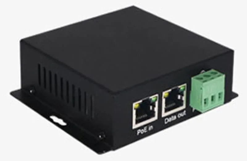 Industriell PoE Splitter 30W 12V 2.5A
