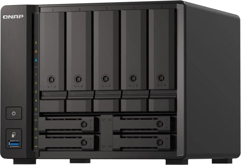QNAP TS-H973AX-8G 9-Bay 0TB NAS-Server