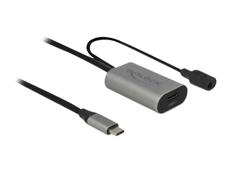 DeLOCK aktiv USB-C förlängningskabel, USB 3.1 Gen 1, 5 m