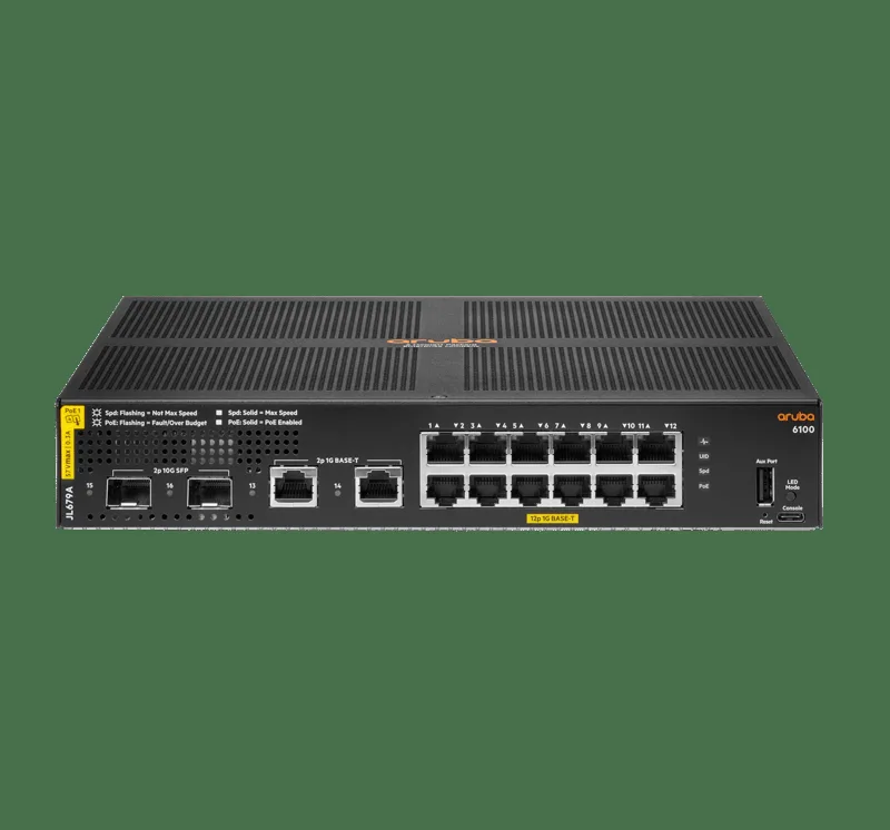 CX6100 12G 2SFP PoE 139W Switch