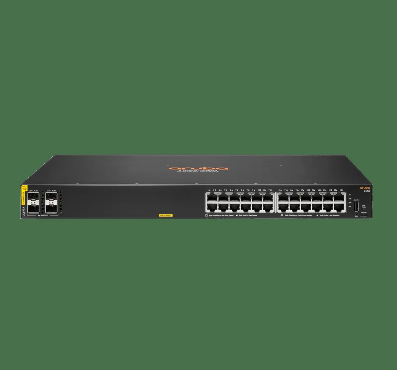 CX6100 24G 4SFP PoE 370W Switch