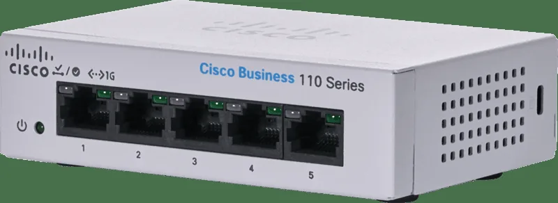 Cisco CBS110 5-Port Desktop Switch