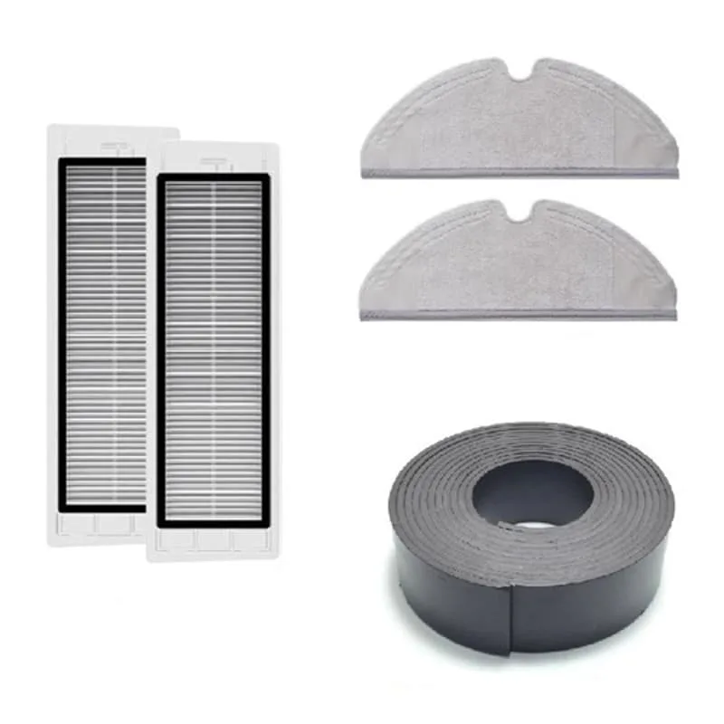 Tillbehörspaket med 2st HEPA-filter, 2st Moppdukar och 1 rulle barriärtejp för E4, S5, S6, S5 Max, S6 Pure och S6 MaxV