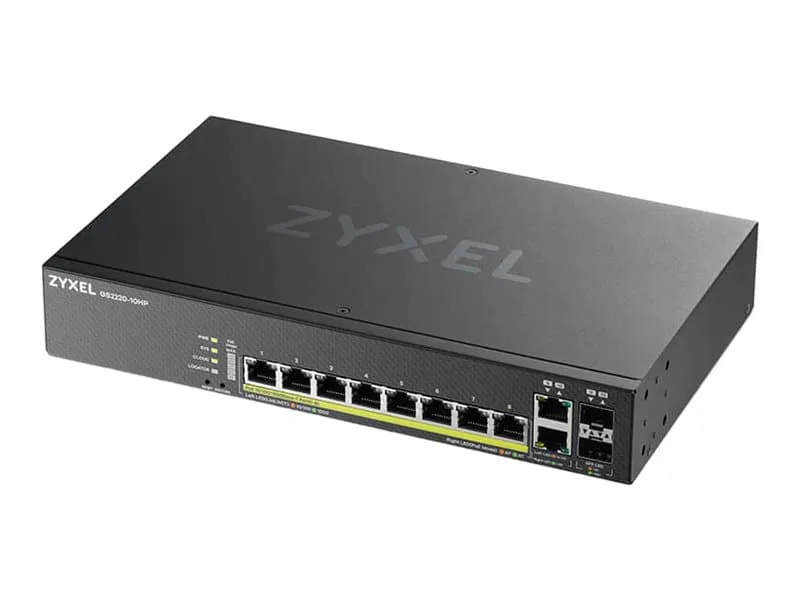 Zyxel GS2220-10 10-Portars PoE 180W Switch