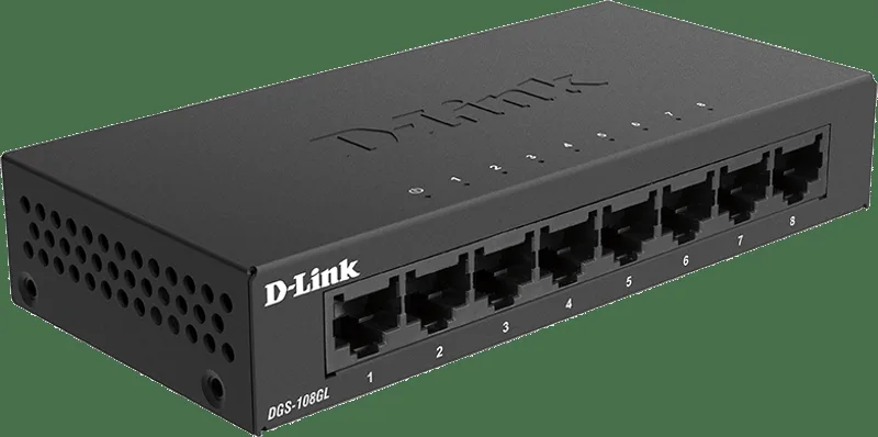 D-Link 8-Port Gigabit Ethernet Metal Housing Unmanaged