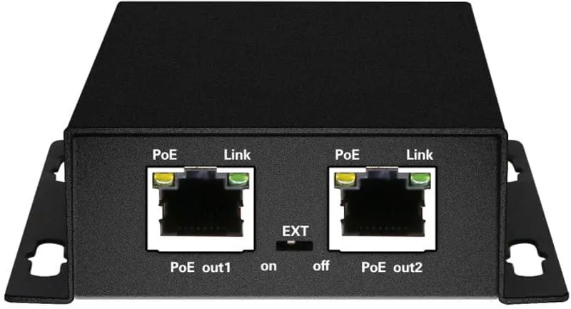 Direktronik 2-port PoE Repeater 802.3AF/AT 30W