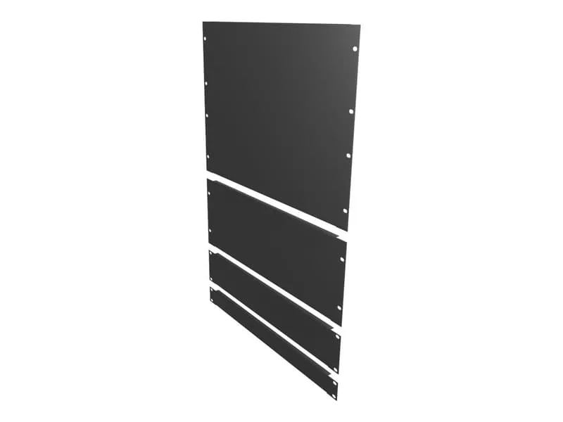 Täckpanel 1U, 2U, 4U, 8U 19" Svart