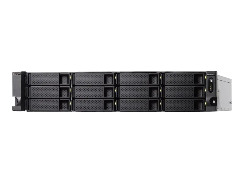 TS-h1283XU-RP NAS Rack (2U) Nätverksansluten (Ethernet) Svart, Grå E-2236