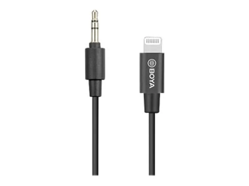 BOYA BY-K1 - Lightning till hörlursuttag-adapter