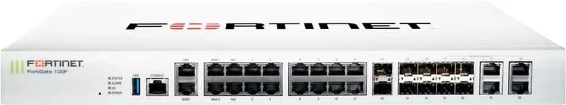 FortiGate 100F Brandvägg + 1 år FortiCare & FortiGuard UTP