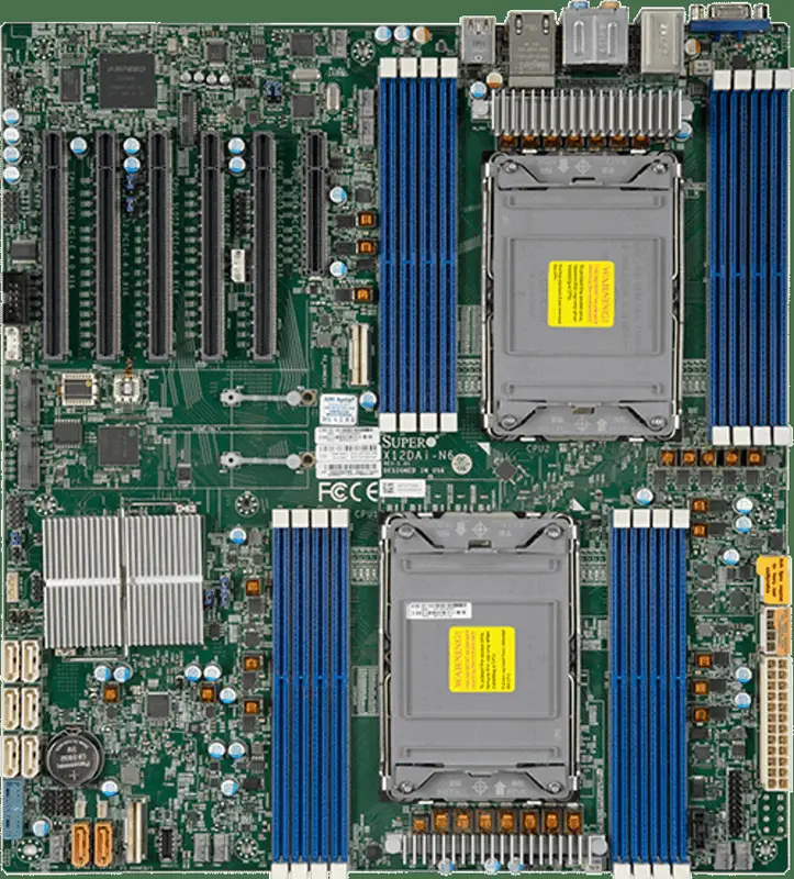 MBD-X12DAI-N6-O moderkort Intel C621A LGA 4189 Utökad ATX