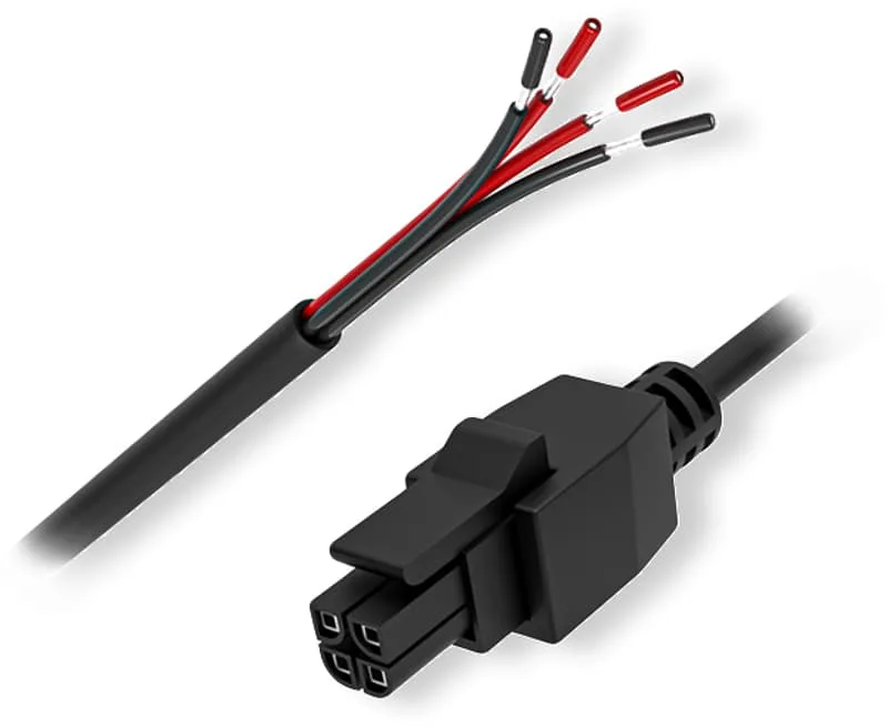 Teltonika 4-pins strömkabel 1.5M för TSW100