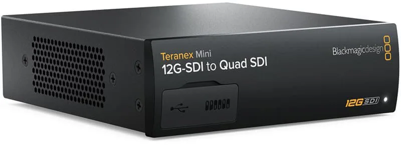Design Teranex Mini 12G-SDI to Quad SDI Aktiv videokonverterare 3840 x 2160