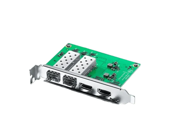 Blackmagic Design BDLKHDEXTR4KHDMI2 nätverkskort/adapters Intern Fiber