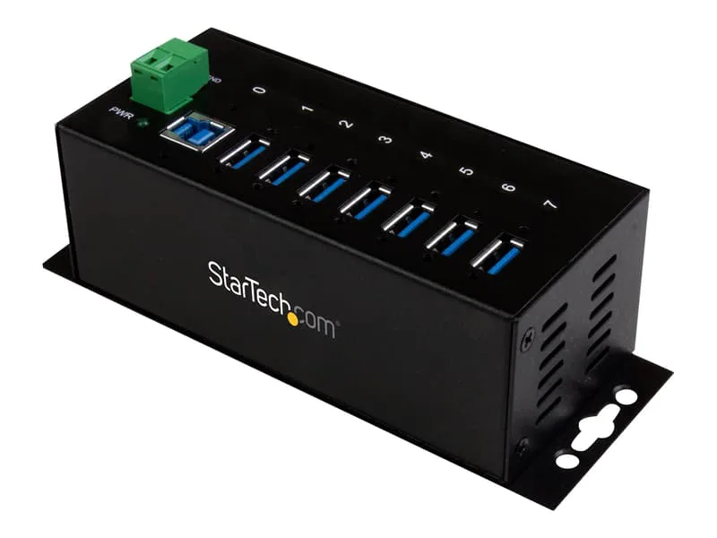 Industriell USB 3.0 hubb med 7 portar