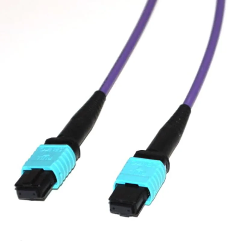 MPO To MPO Multimode OM4 Type B Purple 3M