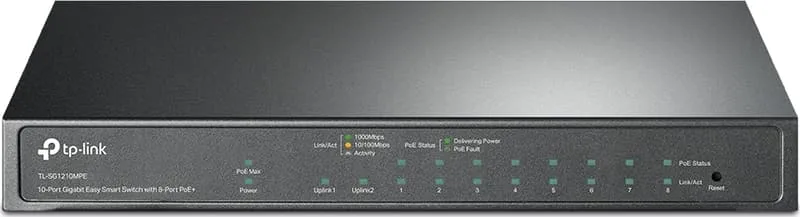 TP-Link 10-portars Gigabit Easy Smart switch med