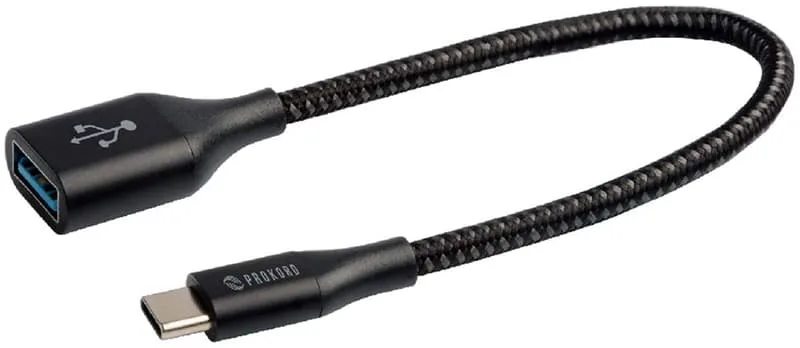USBC-AA USB-kablar 0,15 m USB 3.2 Gen 1 (3.1 Gen 1) USB A Svart