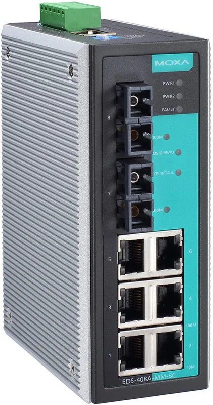 Moxa EtherDevice™ Switch EDS-408A