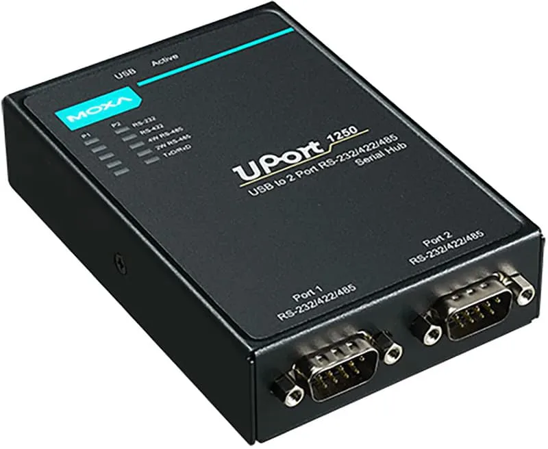 UPort 1250 konverterare/repeaters/isolatorer USB 2.0 RS-232/422/485