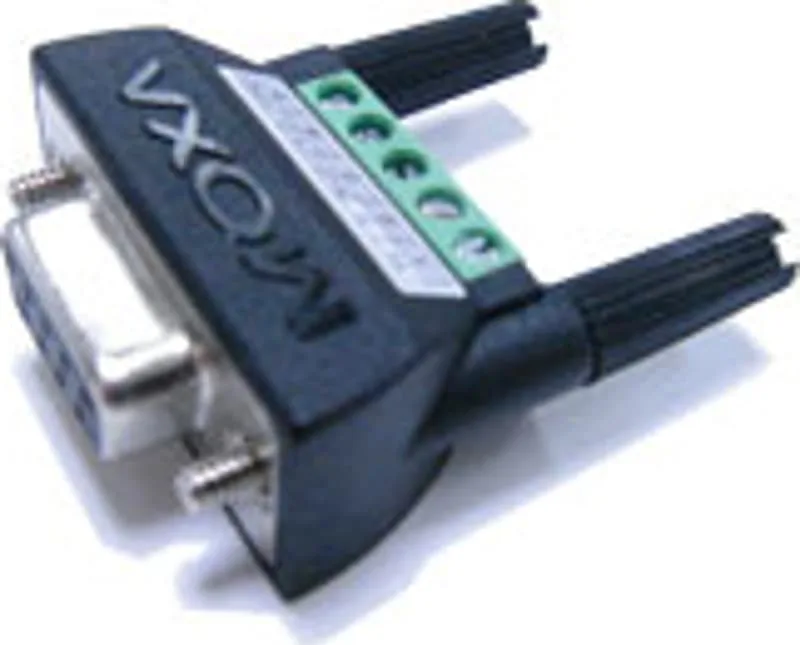 Mini DB9F-to-TB Mini Female DB9 Terminal Block Svart