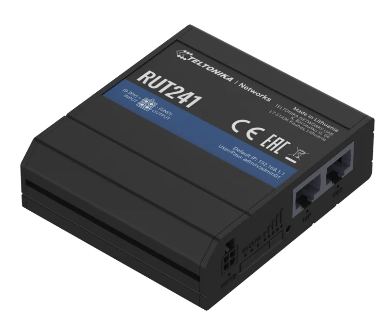 Teltonika RUT241 trådlös 2G/3G/4G-router, WiFi 4