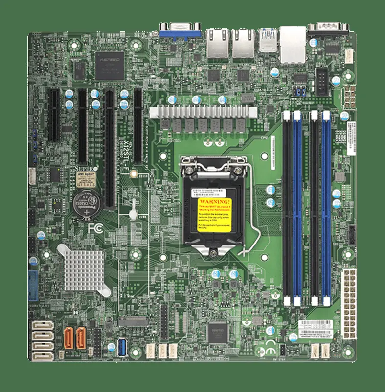 X12STL-F-O LGA1200 Motherboard