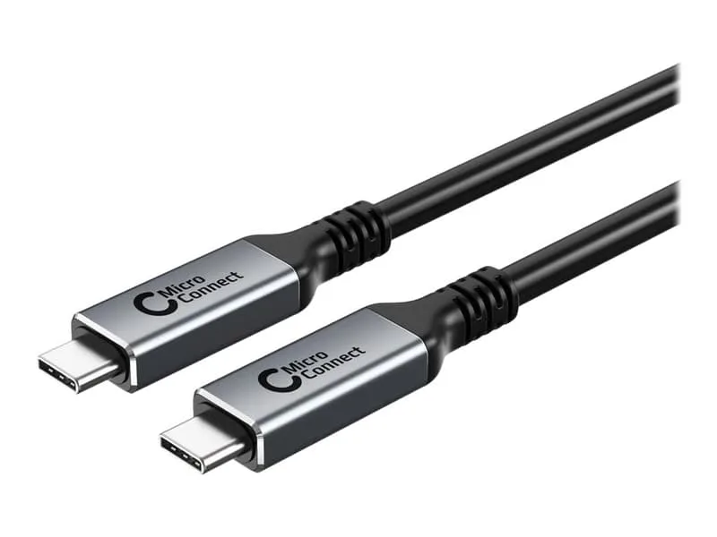 USB3.2CC5 USB-kablar USB 3.2 Gen 2x2 5 m USB C 100 W Svart