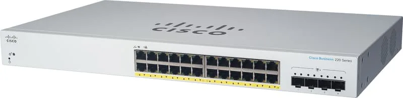 Cisco CBS220 24G 4SFP PoE 195W Smart