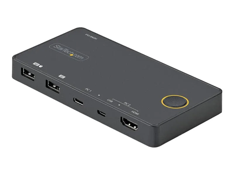 Startech 2-portars Hybrid USB-A + HDMI &