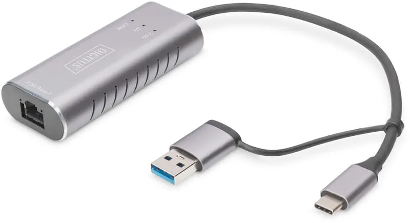 Digitus Nätverksadapter 2.5 Gigabit USB-C/USB