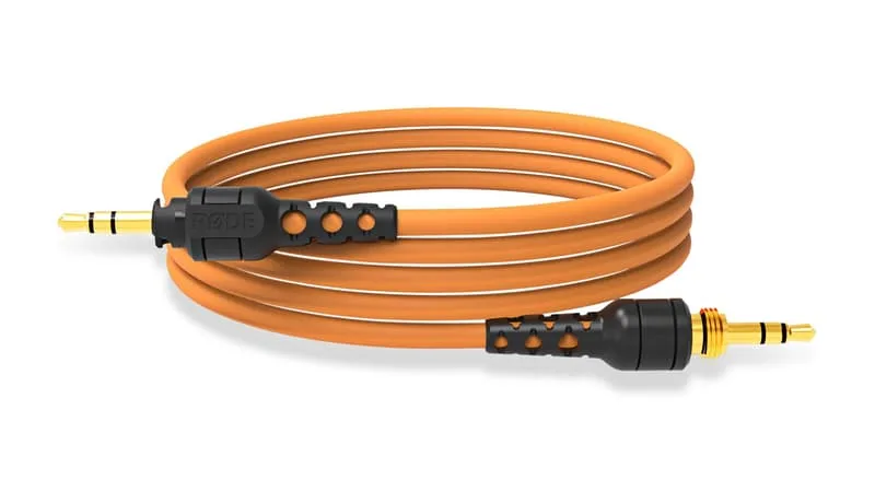 NTH-Cable12 orange ljudkabel 1,2 m 3,5mm TRS