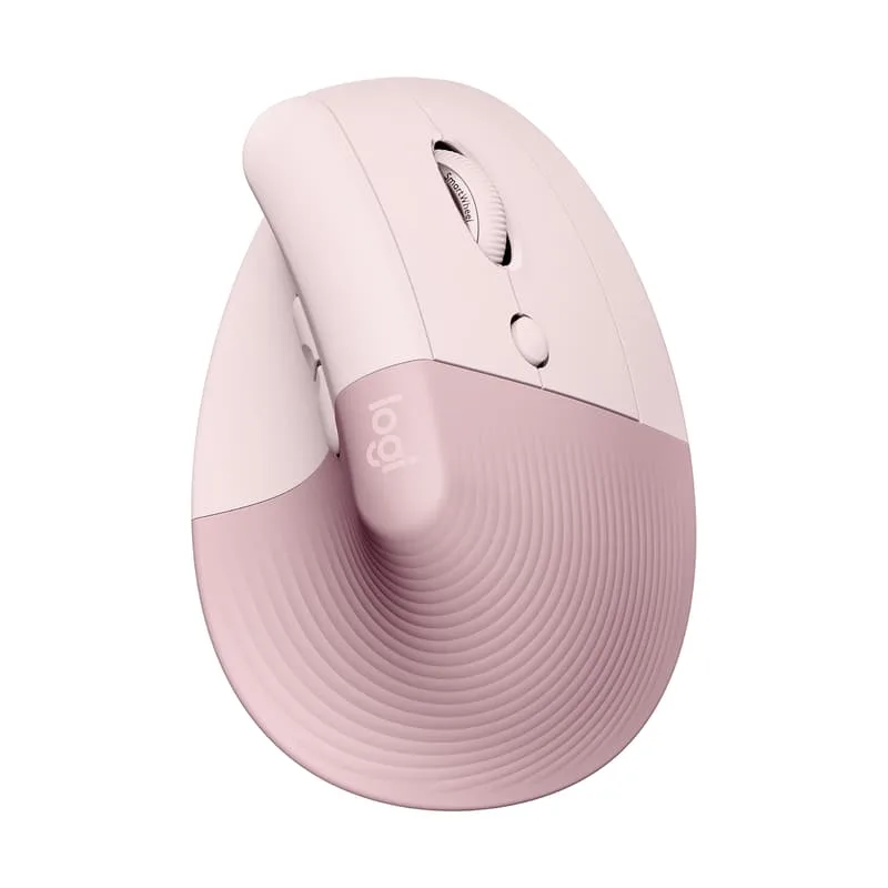 Logitech Lift vertikal ergonomisk mus, rosa