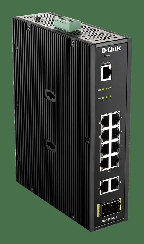 D-Link DIS-200G-12S 12-port Layer2 Smart Managed Gigabit Industrial Switch