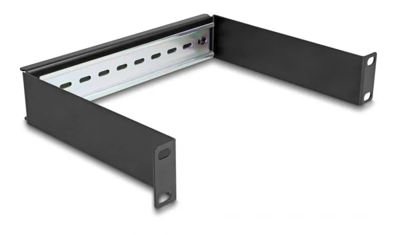 Rackmonterad DIN-skena 1U 10"