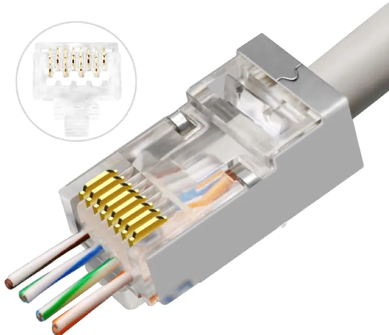 Kontaktdon CAT6a STP RJ45 1-pack