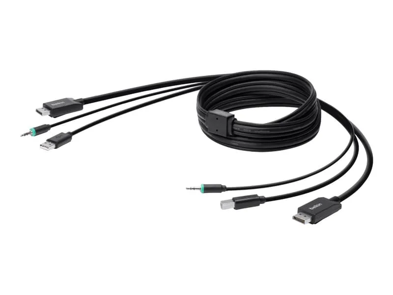 F1D9019B10T KVM-kablar Svart 3 m