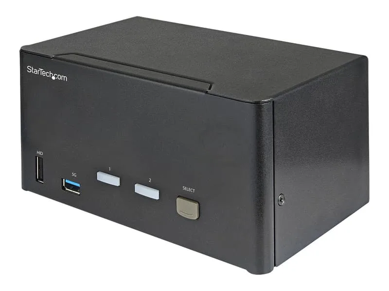Startech 2-ports DisplayPort KVM-switch för tre skärmar