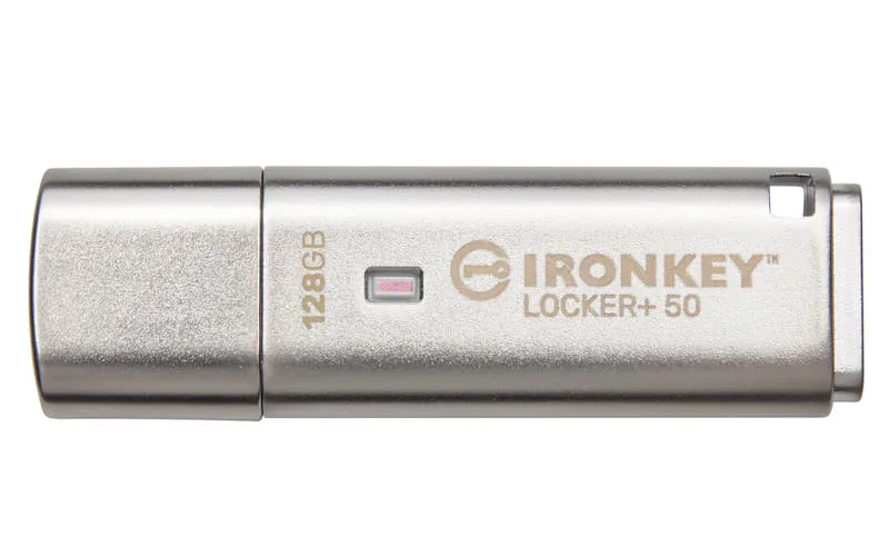 128 GB Kingston IronKey Locker+ 50, USB 3.2