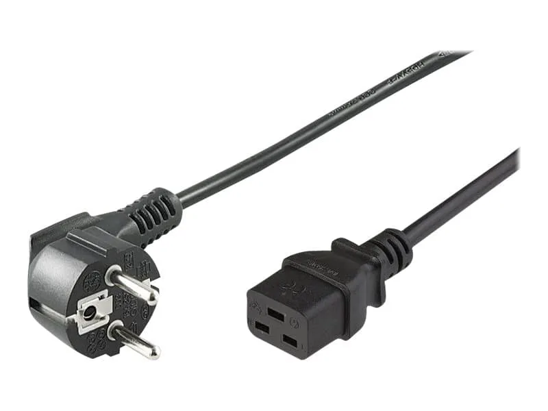 PE07719005 strömkablar Svart 0,5 m CEE7/7 C19 coupler