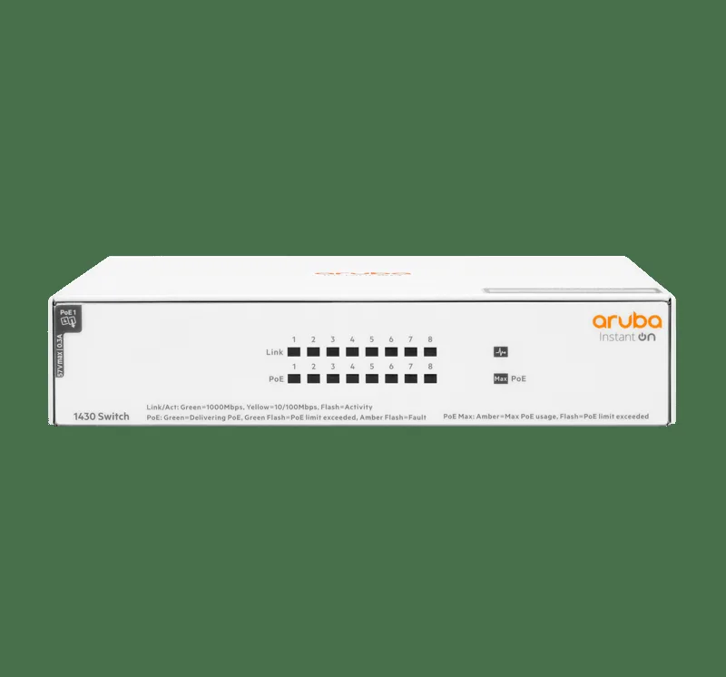 Networking Instant On 1430 8-Port Gigabit PoE 64W Switch