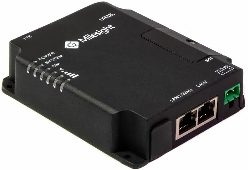 Milesight UR32L Industrial 4G Router PoE
