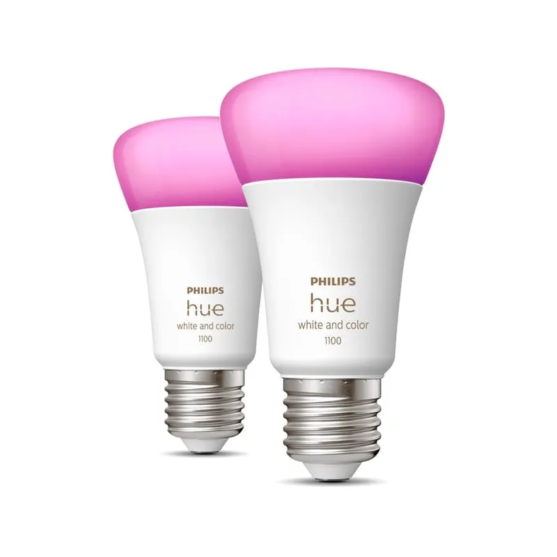 Philips Hue WCA smart lampa A60 E27, 2 st