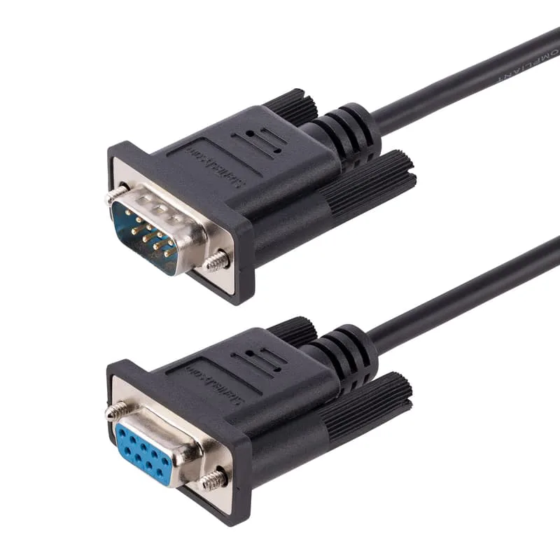 Startech .com RS232 seriell nollmodel-kabel på 3 m