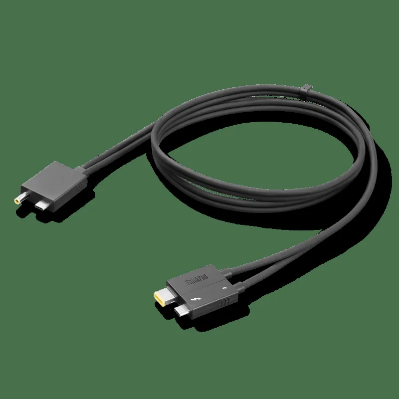 Thunderbolt-kablar 0,7 m 40 Gbit/s Svart